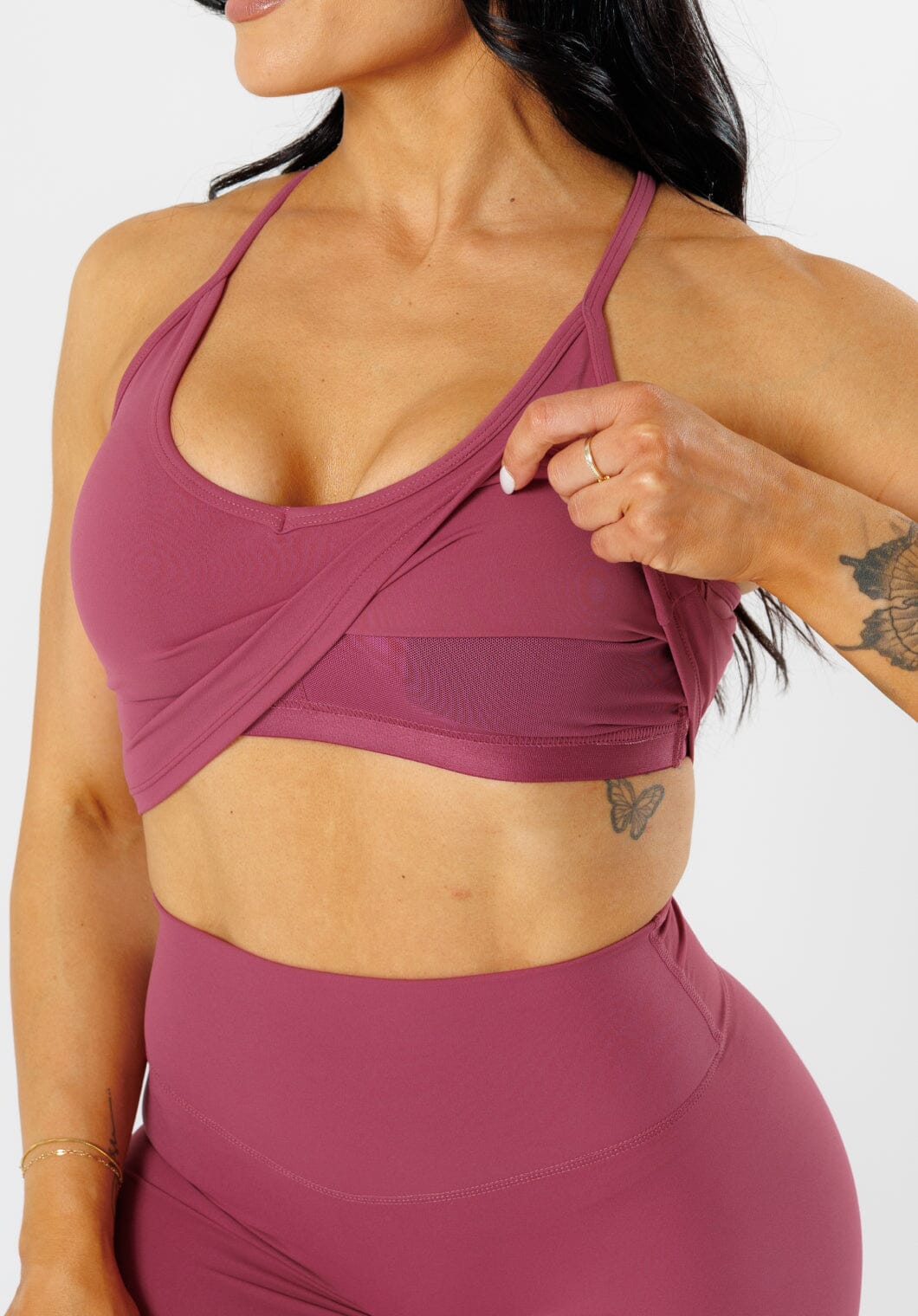 RecStretch Legend Brami Raspberry Sports Bras Paragon Fitwear 
